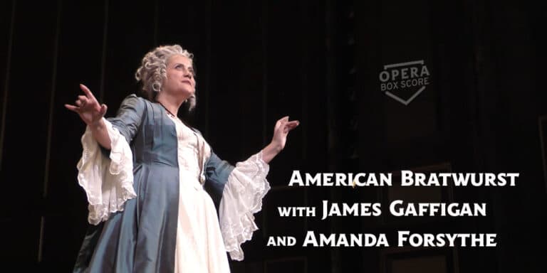 American-Bratwurst James Gaffigan and Amanda Forsythe